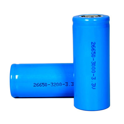 26650 κυλινδρική μπαταρία λίθιου 3.2V 3000mAh 3300mAh Lifepo4 για τα ηλεκτρικά εργαλεία
