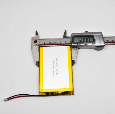 Επαναφορτιζόμενη 606090 ιονική 3,7 Β 4000mah τύπων Lipo πολυμερής μπαταρία λίθιου λι