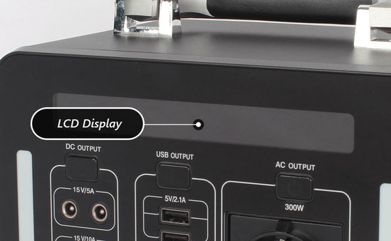 Υπαίθρια κινητή γεννήτρια 110v 300wh 300w/μικρός κινητός σταθμός παραγωγής ηλεκτρικού ρεύματος