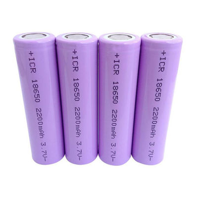 1800mAh 2200mah 2400mah 2600mah 3,7 Β 18650 επαναφορτιζόμενη μπαταρία 1C λίθιου
