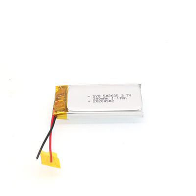 302448 3,7 μπαταρία ακουστικών Bluetooth πολυμερών επαναφορτιζόμενη μπαταριών λίθιου Β 300mah