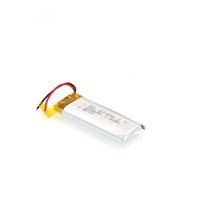 Έγκριση 602040P 3,7 RoHS Β 400mah επανακαταλογηστέο ποσοστό απαλλαγής μπαταριών υψηλό