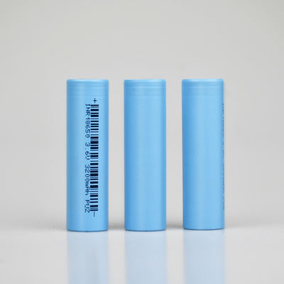 11.744Wh INR18650 3200mAh λίθιου κυλινδρικό κύτταρο κύκλων μπαταριών βαθύ