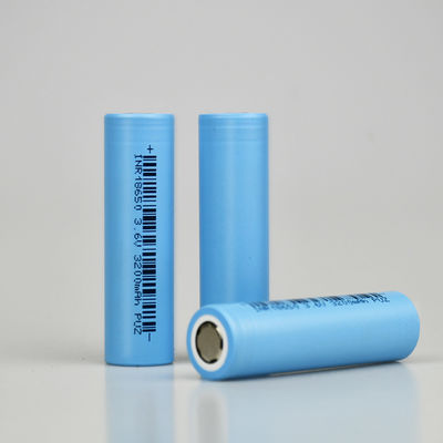 11.744Wh INR18650 3200mAh λίθιου κυλινδρικό κύτταρο κύκλων μπαταριών βαθύ