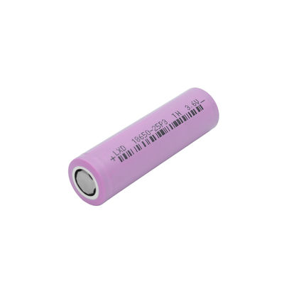 3C ανώτατο 3.6v 2500mah 18650 κυλινδρικά κύτταρα λίθιου μπαταριών λίθιου ιονικά