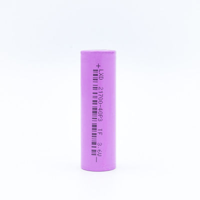 4000MAh 3.6V 21700 επανακαταλογηστέα μεγάλη περιεκτικότητα μπαταριών φακών